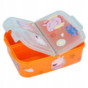 Świnka Peppa Śniadaniówka Przegródki Lunch Box