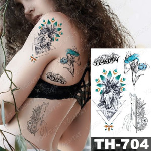 Tatuaż Zmywalny Tymczasowe Tatuaże Duże Premium Xl 11-th704