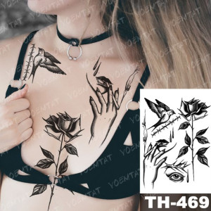 Tatuaż Zmywalny Tymczasowe Tatuaże Duże 48-th469