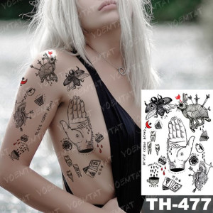 Tatuaż Zmywalny Tymczasowe Tatuaże Duże 51-th477