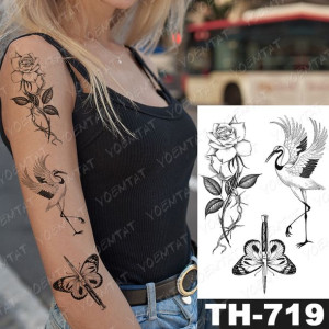 Tatuaż Zmywalny Tymczasowe Tatuaże Duże 06-th719