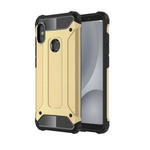 Hybrid Armor Pancerne Hybrydowe Etui Pokrowiec Xiaomi Mi A2 / Mi 6x Złoty