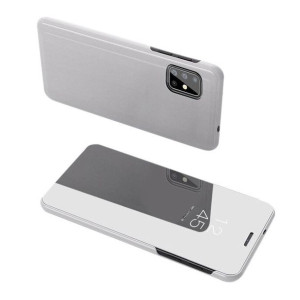 Clear View Case Futerał Etui Z Klapką Samsung Galaxy S20 Ultra Srebrny