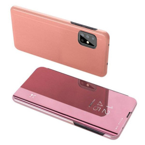 Clear View Case Futerał Etui Z Klapką Samsung Galaxy M31s Różowy