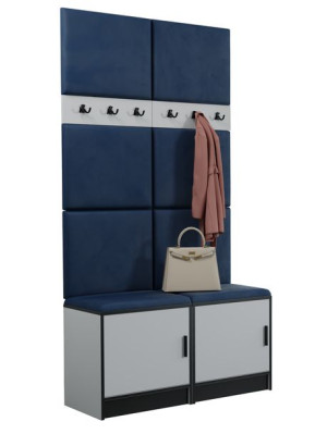 Garderoba DIOR 19 siedzisko panel tapicerowany