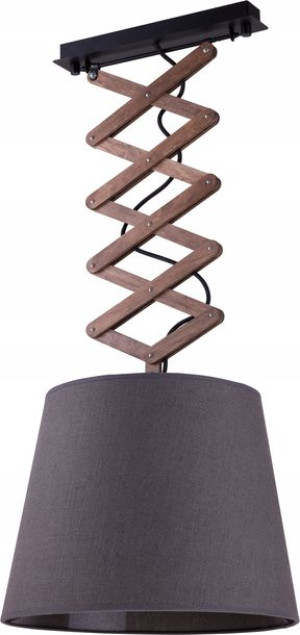 Czarna Lampa Sufitowa Tosca M