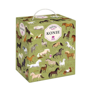 Puzzle dla dzieci Konie 200el. Puzzlove CzuCzu