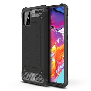 Hybrid Armor Pancerne Hybrydowe Etui Pokrowiec Samsung Galaxy A51 Czarny
