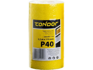 Papier Ścierny Rolka Uniwersalny 2,5mx15mm Gr.40