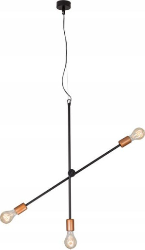 Lampa Sticks 3Pł Czarny 6268 Nowodvorski+Gratis