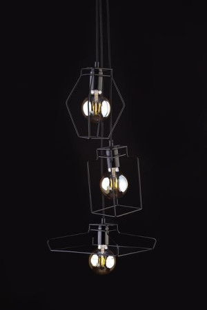 Lampa Wisząca 3 Płomienna Fiord