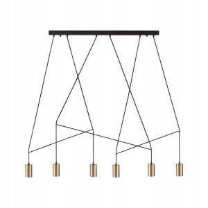 Lampa Wisząca Do Salony Złota Imbria Solid Brass V
