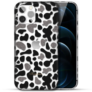 Kingxbar Wild Series Etui Do Iphone 12 Pro / Iphone 12 (wzór: Krowa)
