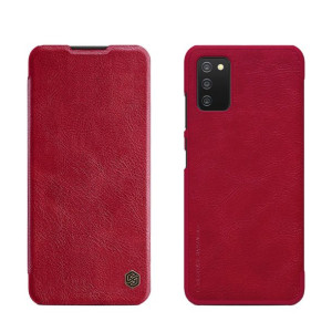 Nillkin Qin Skórzana Kabura Etui Samsung Galaxy A03s Czerwony