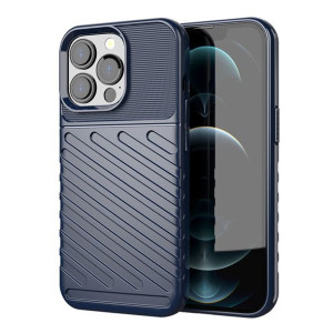 Thunder Case Elastyczne Pancerne Etui Pokrowiec Iphone 13 Pro Niebieski
