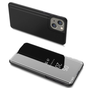 Clear View Case Futerał Etui Z Klapką Iphone 13 Mini Czarny