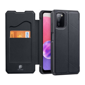 Dux Ducis Skin X Kabura Etui Pokrowiec Z Klapką Samsung Galaxy A03s Czarny