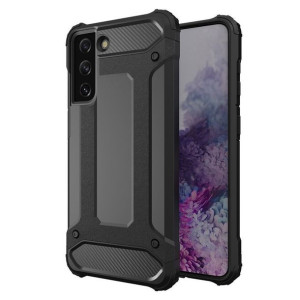 Hybrid Armor Pancerne Hybrydowe Etui Pokrowiec Samsung Galaxy S22 Czarny