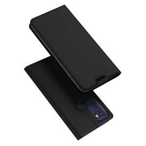 Dux Ducis Skin Pro Kabura Etui Pokrowiec Z Klapką Motorola Moto G60s Czarny