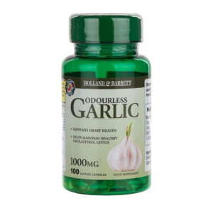 Holland&Barrett Odourless Garlic 1000mg 100 kapsułek