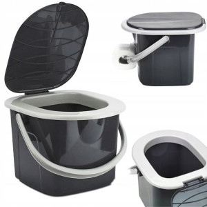 Toaleta Przenośna Turystyczna Wiadro Wc 15,5l