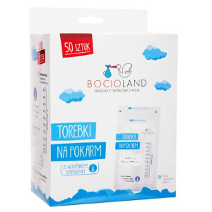 Woreczki Torebki Przechowywania Pokarmu X50 Bocioland