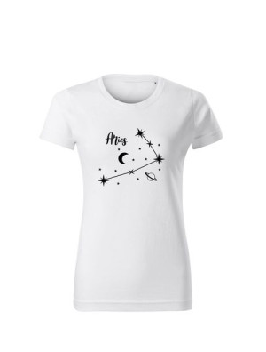 Koszulka T-shirt Biała znak zodiaku Baran rozmiar S