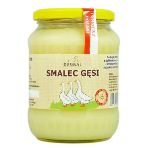 Smalec z gęsi - sadełkowy 720 ml - Desmal
