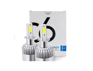 Żarówki H3 LED C6 COB BridgeLUX 8000 lm