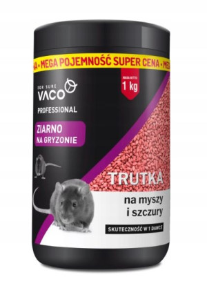 Vaco trutka ziarno na myszy i szczury 1kg