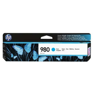 HP oryginalny ink / tusz D8J07A, HP 980, cyan, HP HP OfficeJet Enterprise X