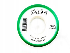 TAŚMA TEFLONOWA PTFE 12m x 12mm x 0.1mm