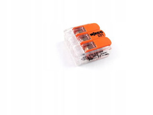 WAGO Złączka COMPACT DO PRZEWODÓW 3x4 mm dźwignia