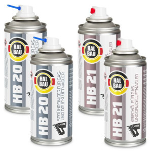 Czyścik i Olej Smar do Urządzeń Gazowych Zestaw do konserwacji 4x150ml