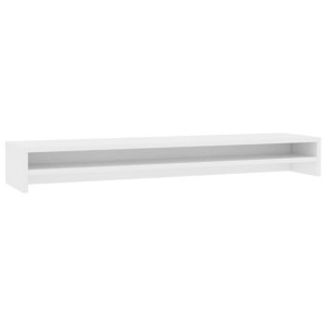 Podstawka pod monitor, biała, 100x24x13 cm, płyta wiórowa