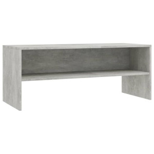 Szafka pod TV, betonowy szary, 100 x 40 x 40 cm, płyta wiórowa