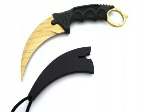 Karambit Replika Cs Go Tiger Tooth + Wieszane Etui