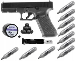 Pistolet Na Kule Gumowe Glock Ram Na Co2 Mocny