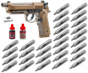 Pistolet Wiatrówka Na Gaz Beretta Blow Back 4,5 Mm