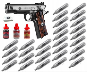 Pistolet Metalowy Wiatrówka Na Co2 Colt 1911 4,5mm