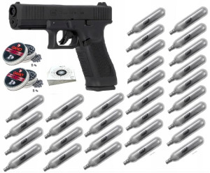 Glock 17 wiatrówka na gaz pistolet na śrut ostry