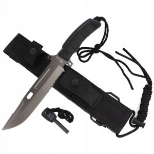 Nóż taktyczny survivalowy bushcraftowy Grubość 6MM