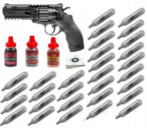 Rewolwer Pistolet Wiatrówka Co2 Bardzo Mocny 4,5mm