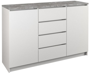 Komoda 2d4s B22 - Biel Beton