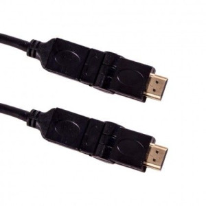 Kabel HDMI Esperanza EB196 HDMI/HDMI 1,5m obrotowy czarny