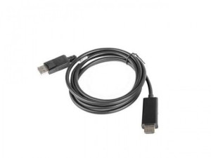 Kabel Lanberg CA-DPHD-10CC-0018-BK DisplayPort (M) -> HDMI 1,8m (M) czarny