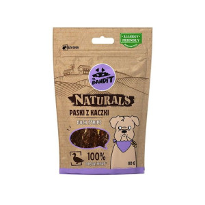 Mr. Bandit Naturals paski z kaczki 100% mięsa