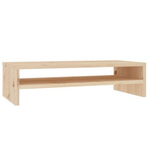 Podstawka na monitor, 50x24x13 cm, lite drewno sosnowe