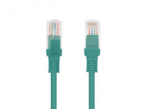 Patchcord Lanberg UTP kat.5e 1m zielony
