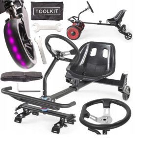 Wózek Nakładka Deskorolki Elektrycznej Gokart Led, 2 Lata Gwarancja
